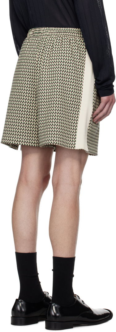 Šortky Wales Bonner Wales Bonner Power Shorts Béžová | US25JE36-JE22 - 1780 JACQUARD, 2