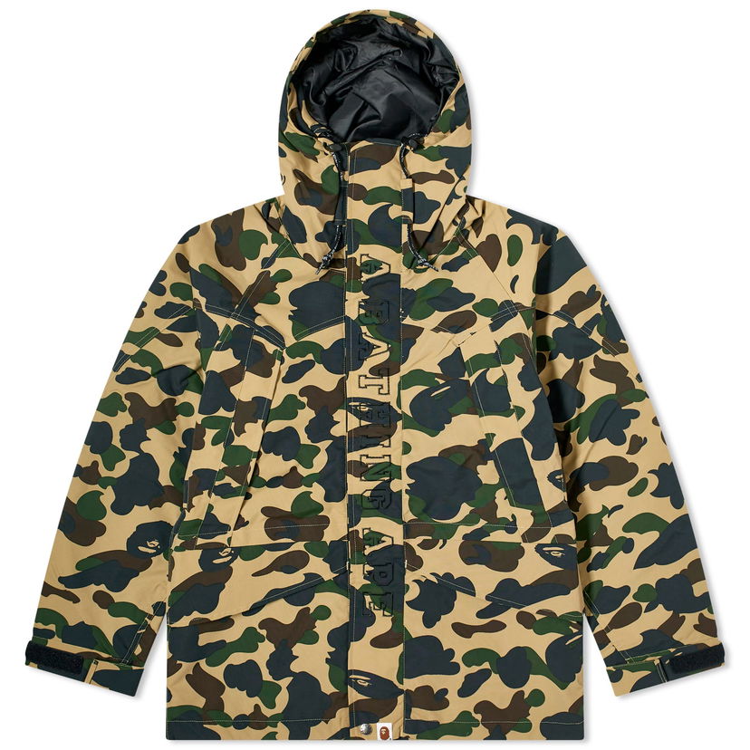 Bunda BAPE A Bathing Ape 1St Camo Snowboard Jacket Žltá | 001LJJ801009M-YEL