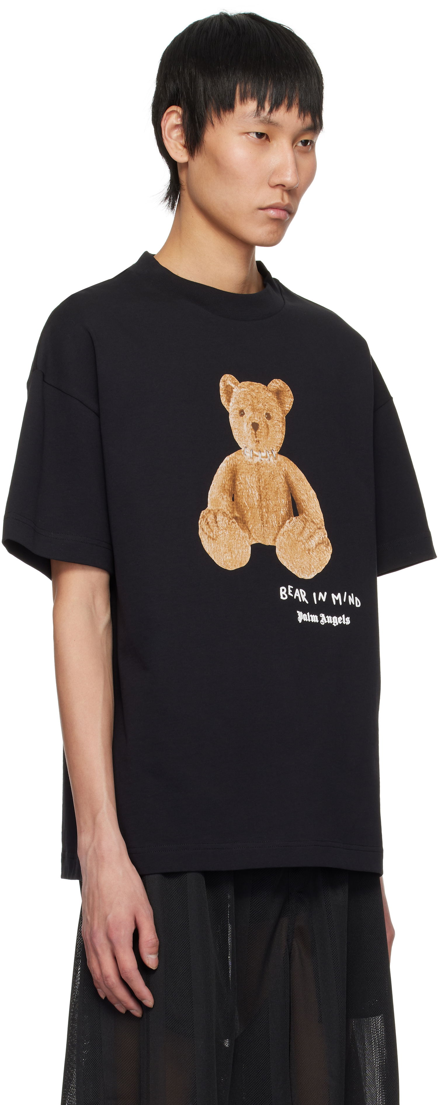 Tričko Palm Angels Palm Angels 'Bear In Mind' T-Shirt Čierna | PMAA001S25JER0051060, 1