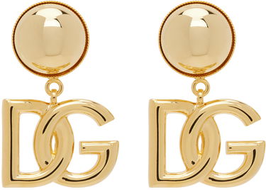 Náušnice Dolce & Gabbana Gold 'DG' Earrings Metalická | WEN6P6 W1111, 0