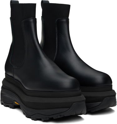Tenisky a topánky sacai Leather Chelsea Boots Čierna | SCW-258, 3