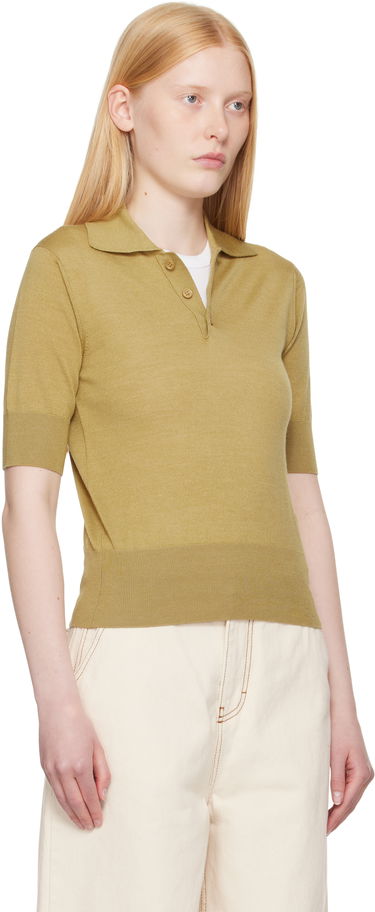 Polo tričko AMI AMI Paris Wool Polo Shirt undefined | FPL166.KN0066, 4