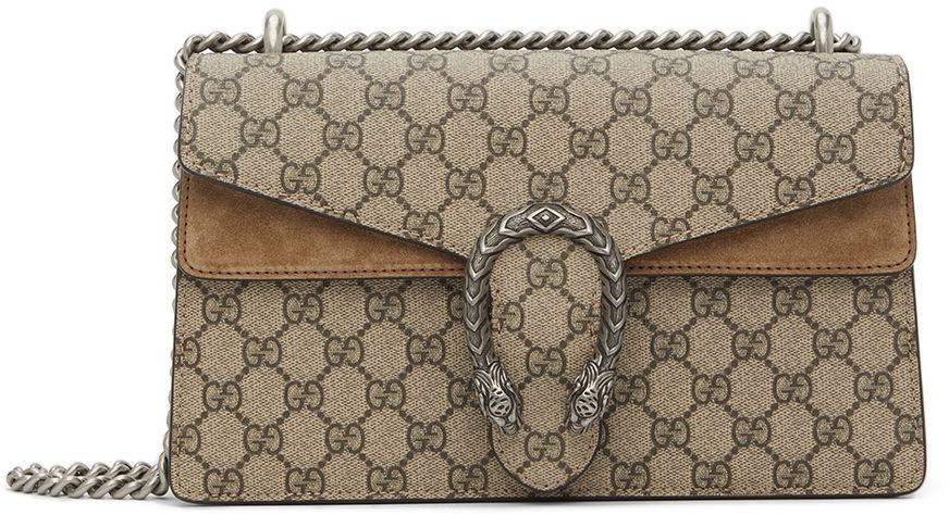 Taška cez rameno Gucci GG Supreme Small Dionysus Bag Hnedá | 400249 KHNRN, 0