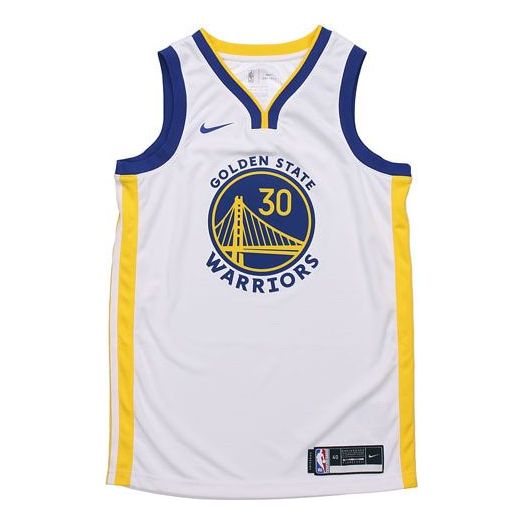 Dres Nike Golden State Warriors Stephen Curry Swingman Jersey Biela | CW3591-107, 0