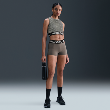 Crop Top Nike Nike Pro Dri-FIT Printed Crop Top Šedá | HQ5683-010, 3