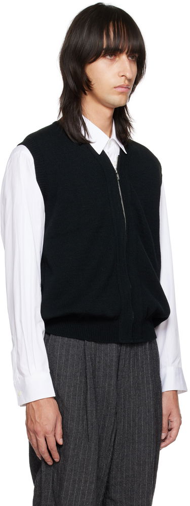 Vesta Comme des Garçons Lochaven of Scotland Edition Zip Vest Navy | DH-N506-051, 4