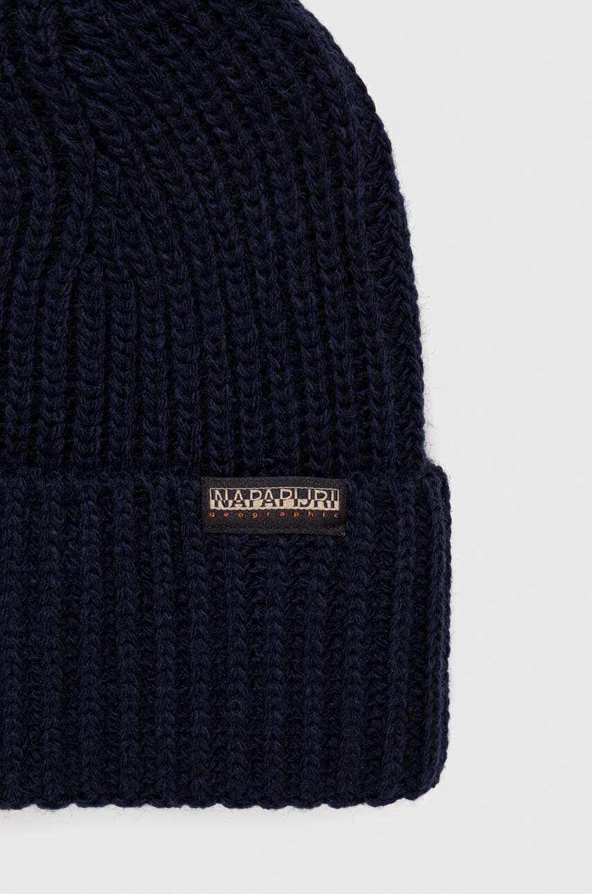Kulicha Napapijri Ribbed Knit Beanie Navy | NP0A4GK81761, 1