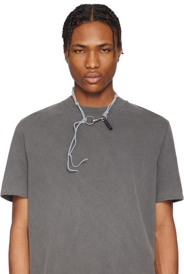 Kľúčenka OUR LEGACY Our Legacy Ladon Suede Necklace Šedá | A2238LBE, 1