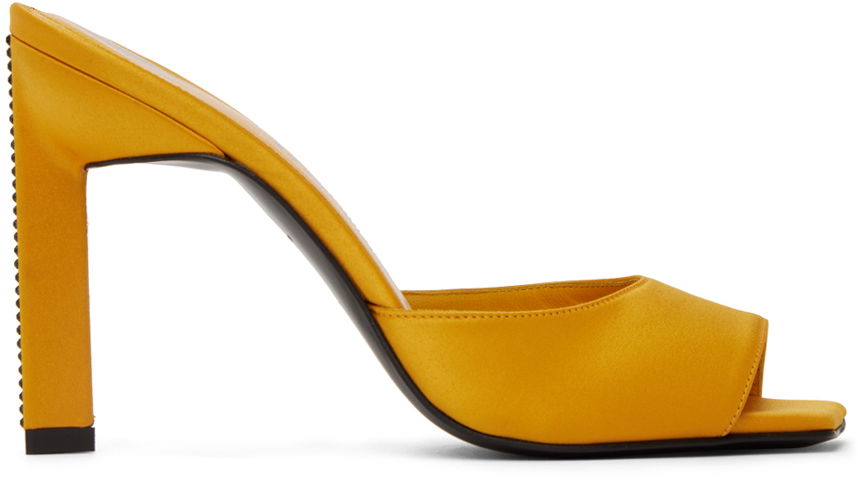 Attico Kaia Satin Heeled Mules