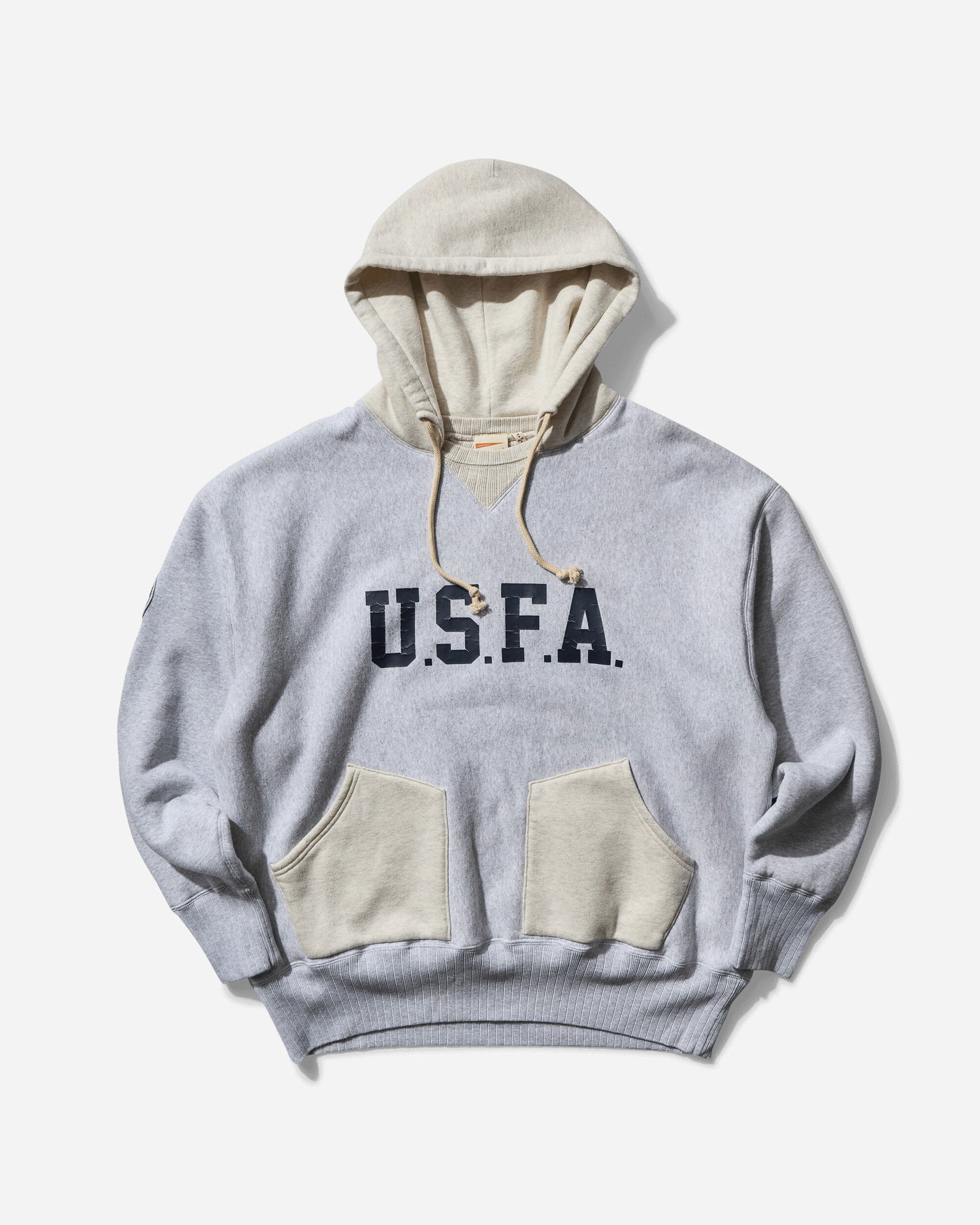 Mikina Champion Hoodie Oatmeal / Heather Grey Šedá | 220655 EM004, 0