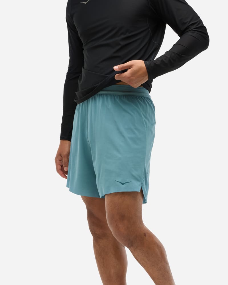 Šortky Hoka One One Glide 7'' 2-in-1 Shorts Modrá | 1151080-MTNF, 0
