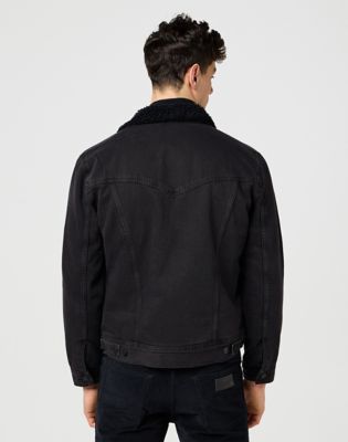 Bunda Wrangler Wrangler Sherpa Classic Jacket Čierna | 112371441:M, 0