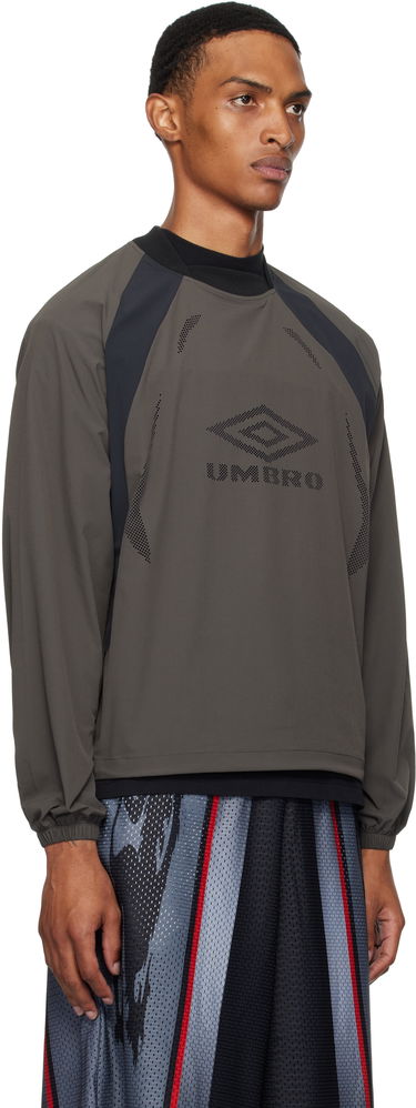 Tričko Umbro Umbro Lasered Nylon Crewneck T-shirt Šedá | UBMW0252FA164, 1