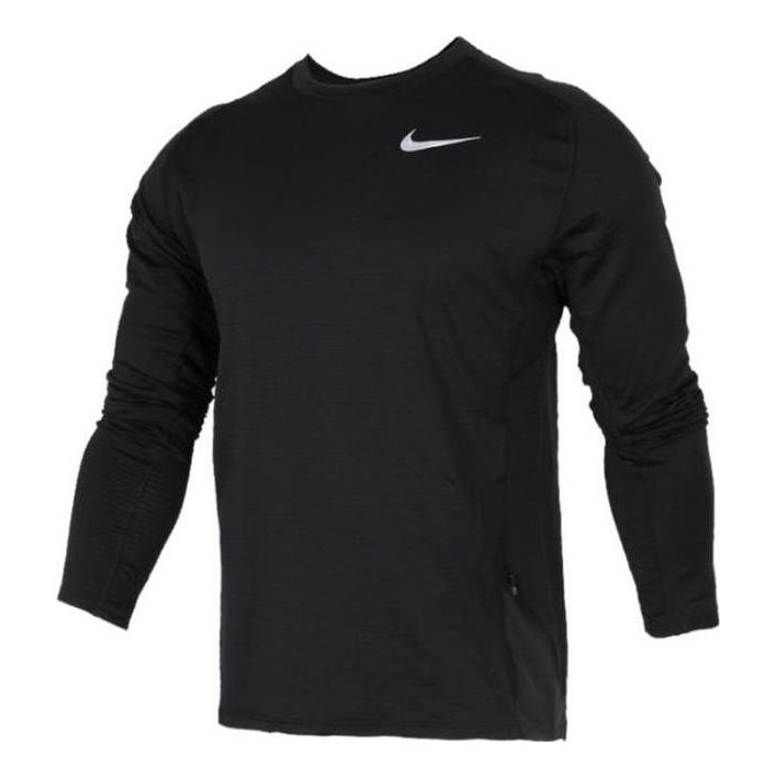 Tričko Nike Men's Element Running Long Sleeve Shirt Čierna | 857828-011