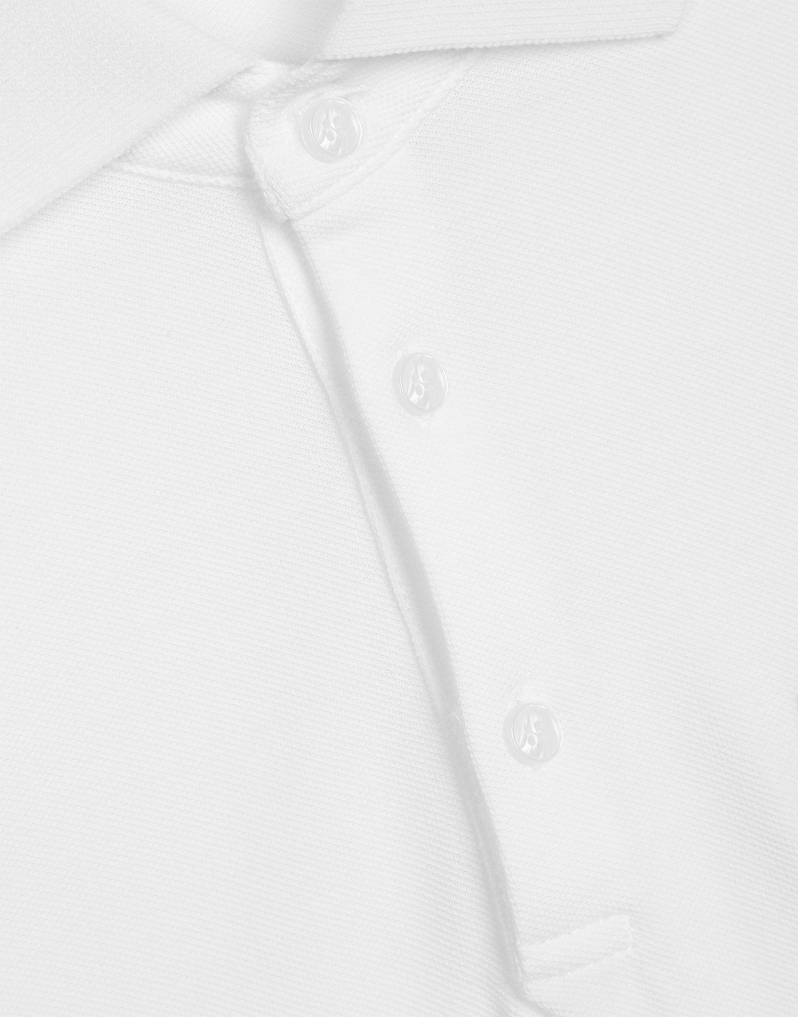 Cotton Piqué Polo-shirt With Branded Tag