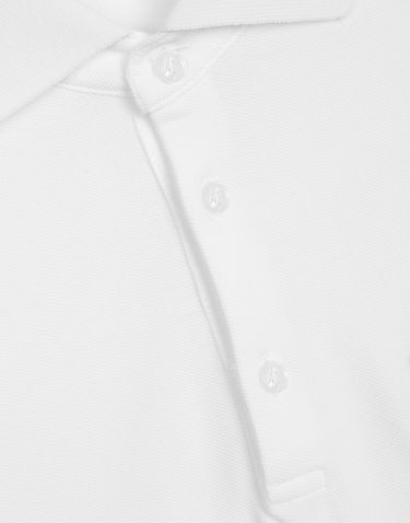 Polo tričko Dolce & Gabbana Cotton Piqué Polo-shirt With Branded Tag Biela | G8PL4TG7F2HW0800, 3
