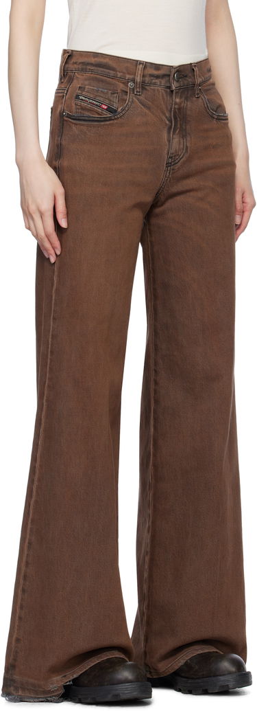 Džínsy Diesel Diesel 1978 D-Akemi Flare Jeans Hnedá | A03624 09L24, 1