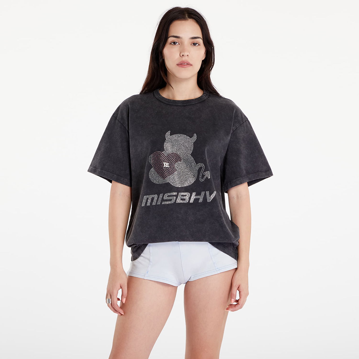 Tričko MISBHV My Bear T-Shirt UNISEX Stone Wash Čierna | 241M111, 0