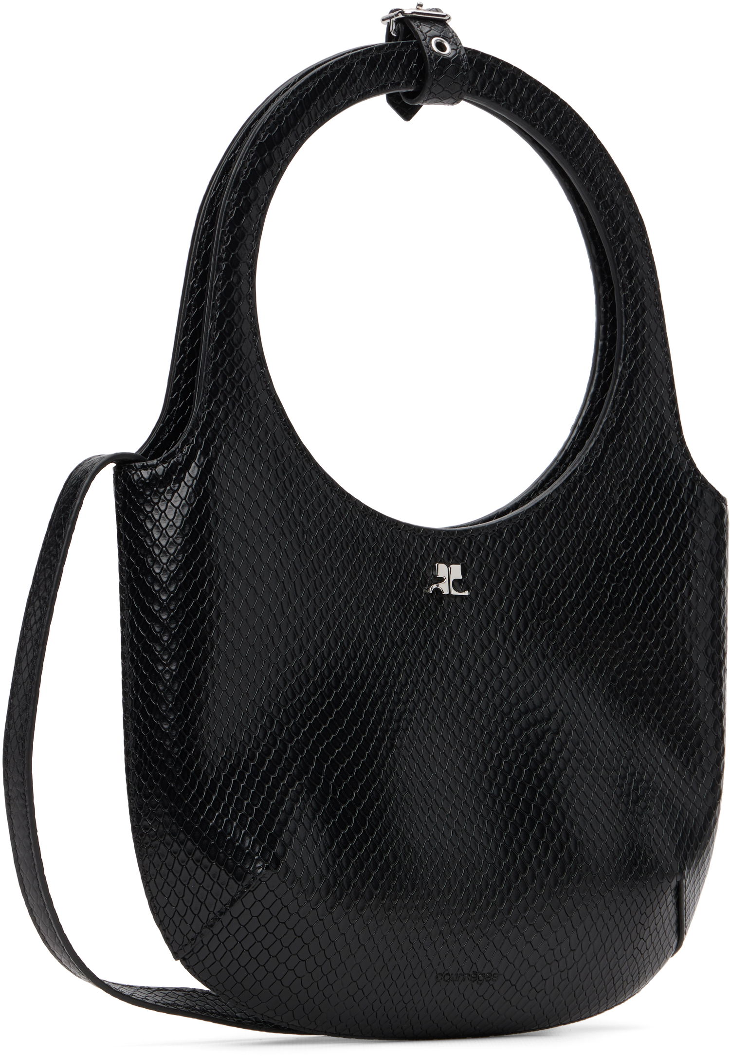 Taška cez rameno Courrèges Courrèges Holy Viper Shoulder Bag Čierna | 325GSA102CV0045, 1