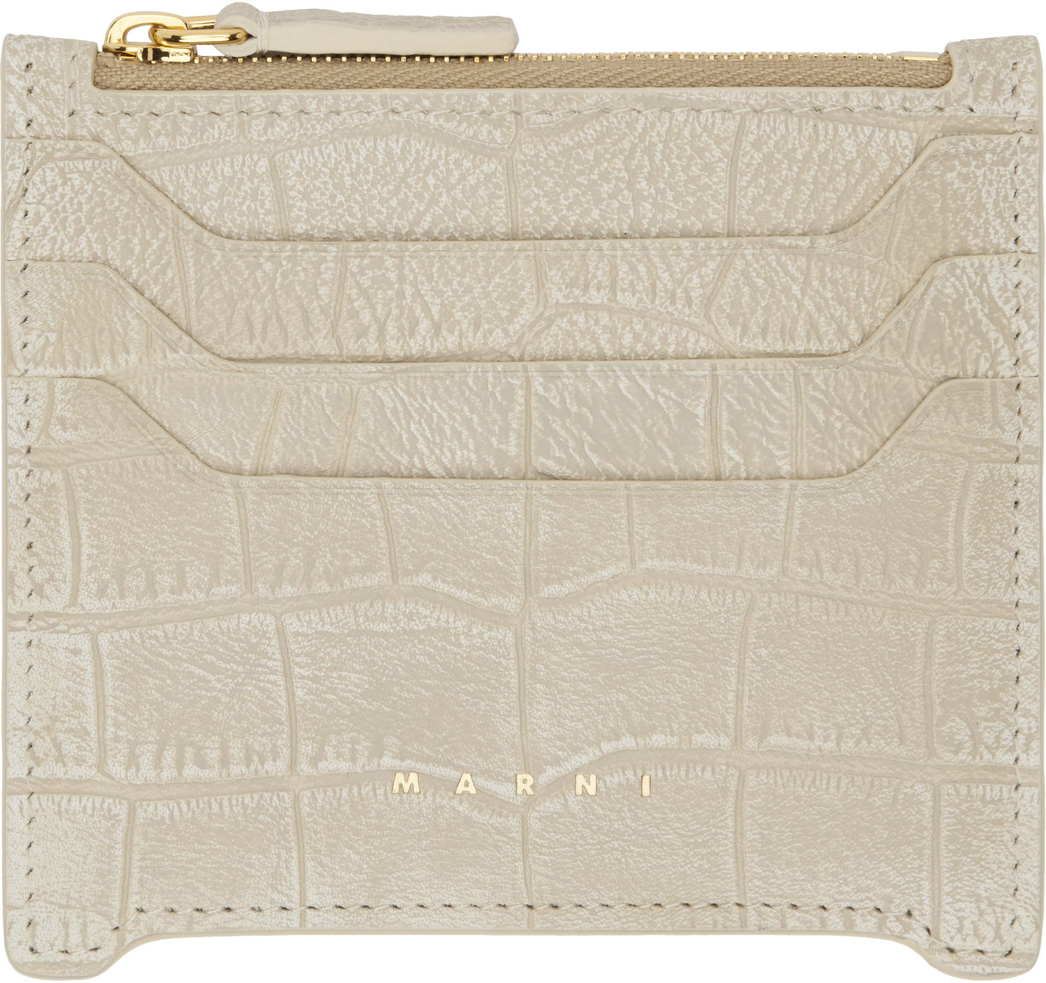 Peňaženka Marni Card Holder Béžová | PFMO0112U1 P8035, 0