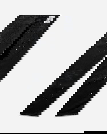 Džínsy Neighborhood Washed Basic Paint Splatter Pants Čierna | 252AQNH-PTM07 BLACK, 2