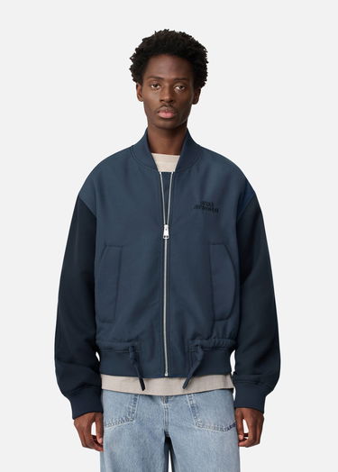 Bomber bunda AXEL ARIGATO Archer Full-Zip Bomber Jacket with Drawstring Hem Navy | A3764004, 2