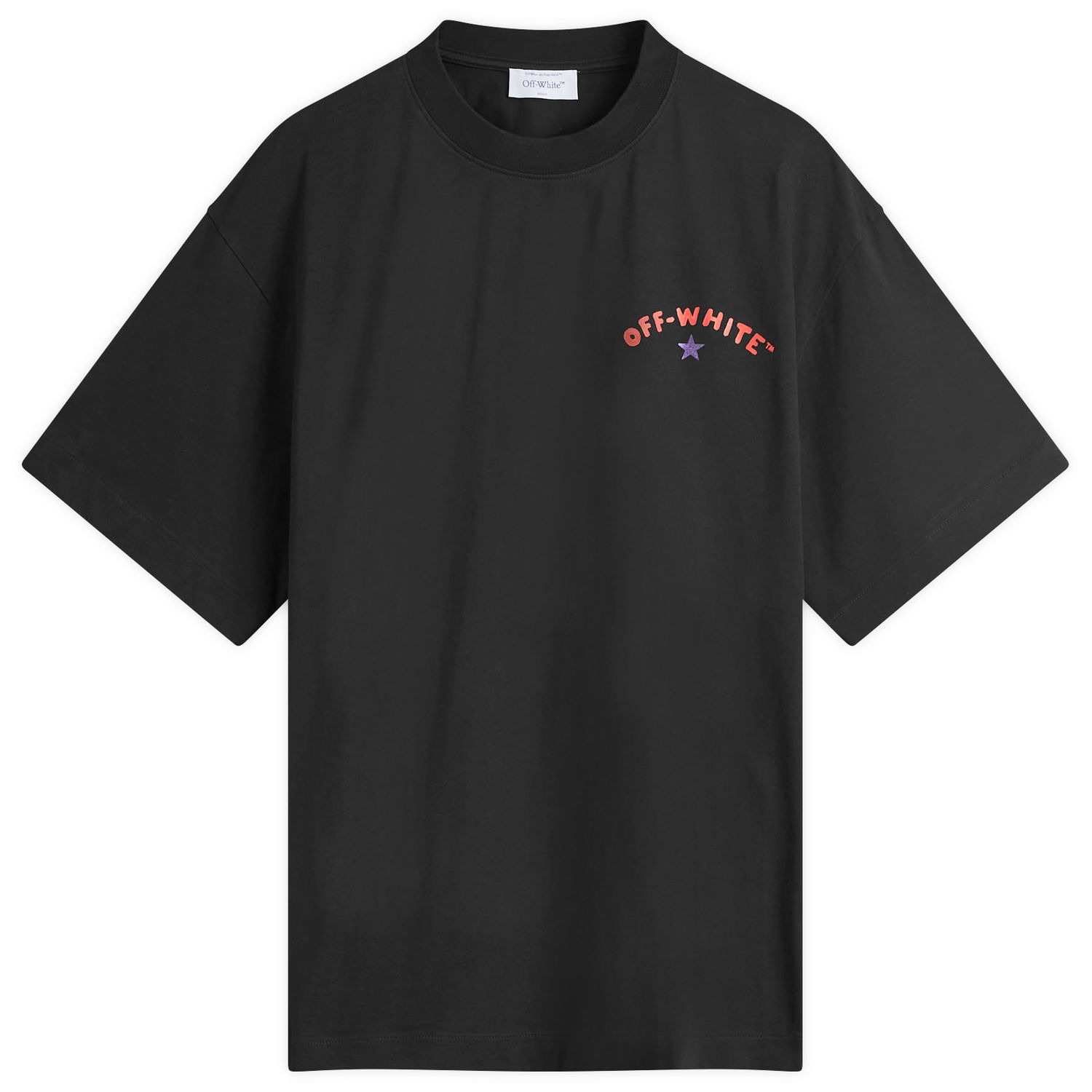 Tričko Off-White Star Arrow Skate T-Shirt Čierna | OMAA120S25JER0081001, 0