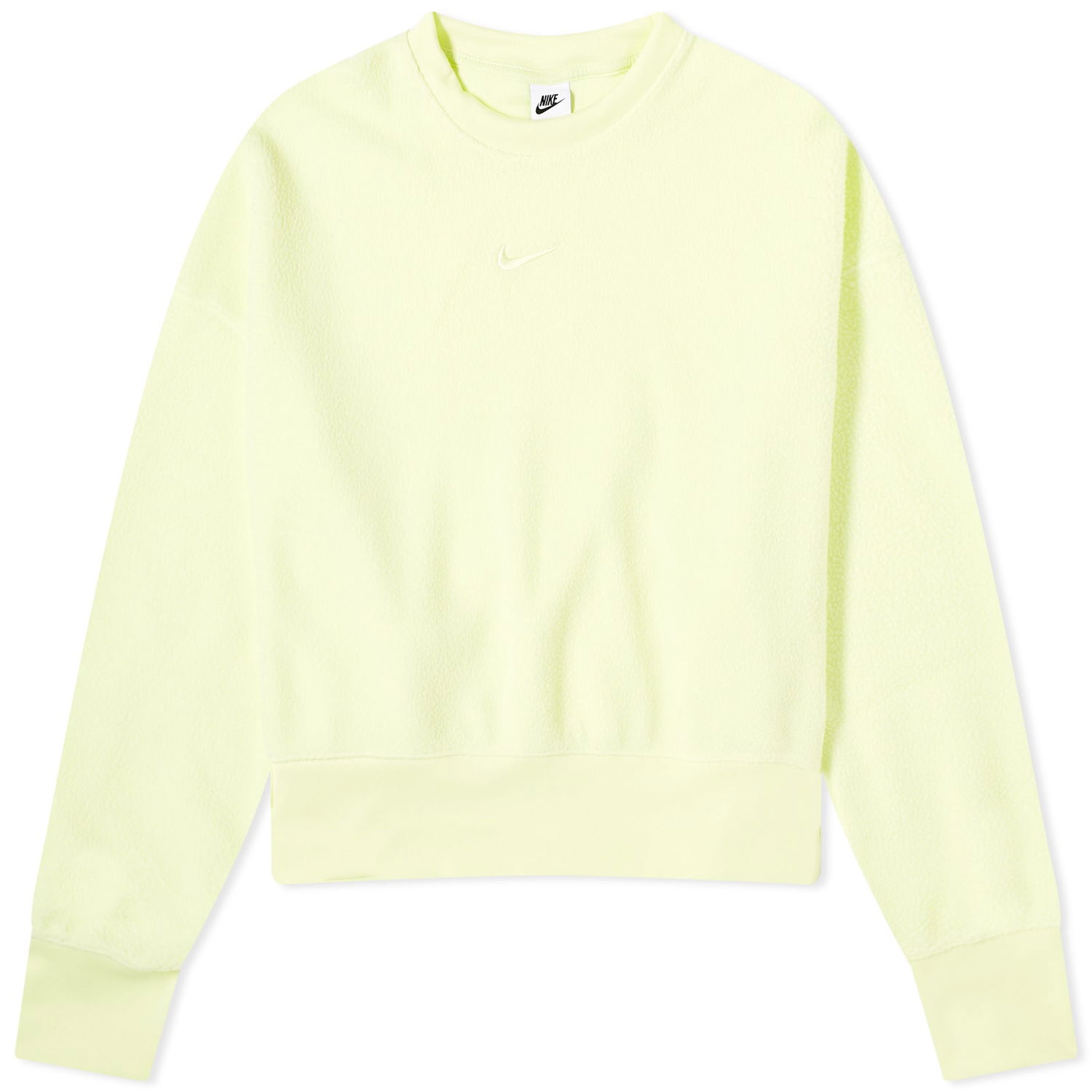 Mikina Nike Plush Mod Crop Sweatshirt Žltá | DQ6844-331, 0