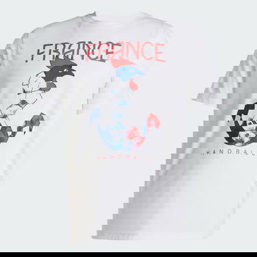 Tričko adidas Performance Graphic Handball Climacool Tee Biela | JN1306, 3