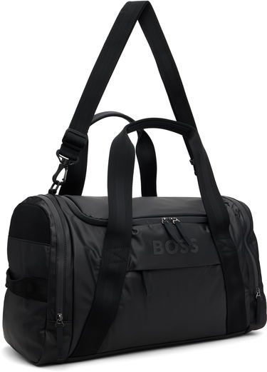 Cestovná taška BOSS Logo Canvas Duffle Bag Čierna | 50548088, 1