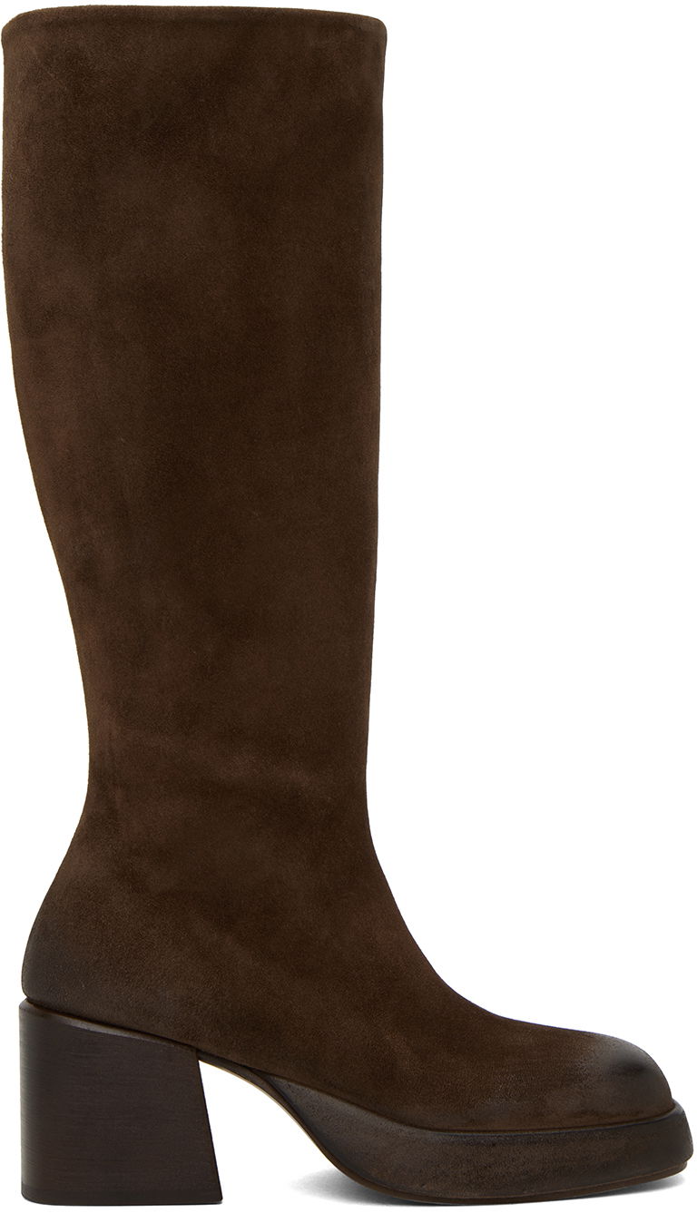 Oblečenie Marsèll Marsèll Brown Plattino Tall Boots Hnedá | MW7021 098, 0