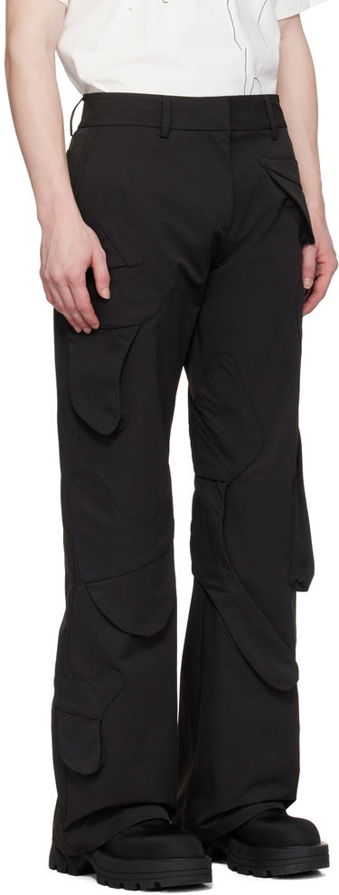Cargo nohavice HELIOT EMIL High Waist Cargo Pants Čierna | HE.W.10.113.BLK01, 4