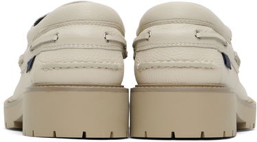 Oblečenie Burberry Burberry Raft Boat Shoes Biela | 8101631, 1