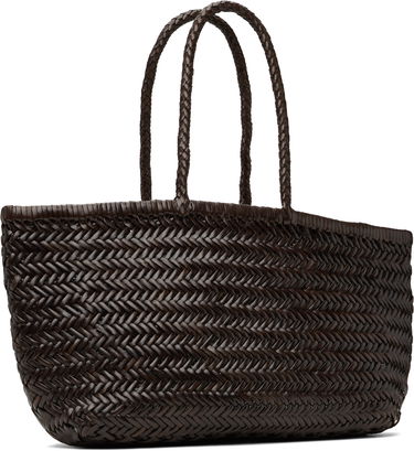 Tote bag Dragon Diffusion Dragon Diffusion Triple Jump Big Woven Leather Tote Hnedá | 8810, 2