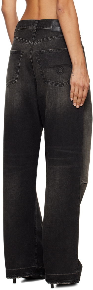 Džínsy R13 R13 Wayne Wide-Leg Jeans Čierna | R13WD146-D262C, 2