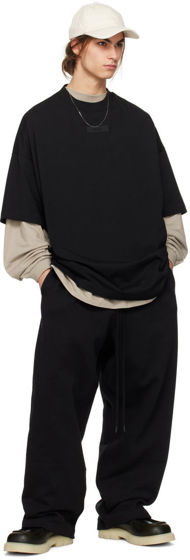 Tričko Fear of God Essentials SS24 Crewneck T-Shirt Čierna | 125SP244194F, 3