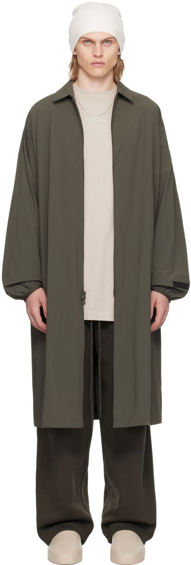 Pláštenka Fear of God Fear of God Essentials Long Sleeve Shirt Jacket Zelené | 202SP244600F, 0