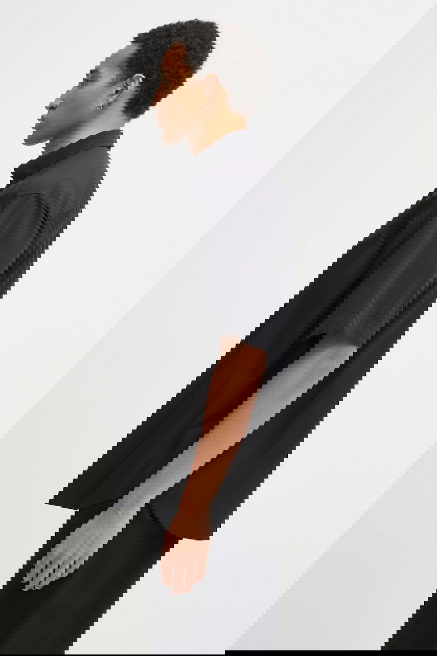 Košeľa AAPE by A Bathing Ape AAPE Now Short Sleeve Relaxed Fit Button-Down Collar Shirt Čierna | AAPSRM8518XXO, 1