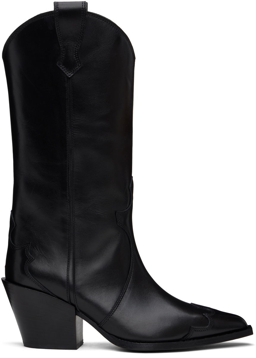 Oblečenie Aeyde Aeyde Ariel Western Boots Čierna | A11-AB-TBUP75CH-222-800-001, 0