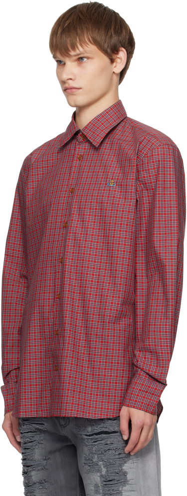 Košeľa Vivienne Westwood Vivienne Westwood Ghost Plaid Shirt Červená | 2401000J-W0179-, 3