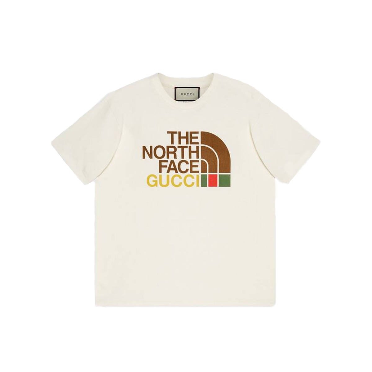 Tričko Gucci x The North Face Oversize T-Shirt Béžová | 616036 XJDCL 9756, 0