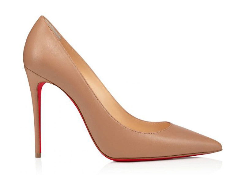 Tenisky a topánky Christian Louboutin Kate 100mm Shiny Leather Pumps Béžová | 3190048PK1A, 0