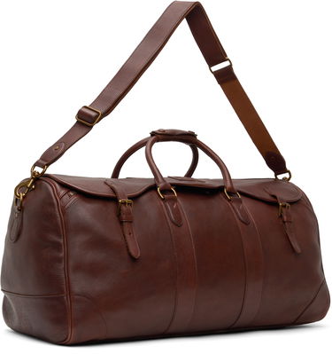 Cestovná taška Polo by Ralph Lauren Ralph Lauren Heritage Leather Duffle Bag Hnedá | 405946034001, 1