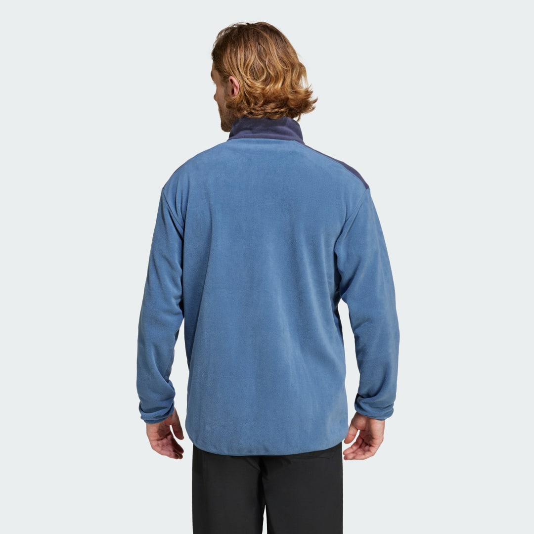 Bunda adidas Performance Terrex Multi Full-Zip Fleece Modrá | IZ3292, 1