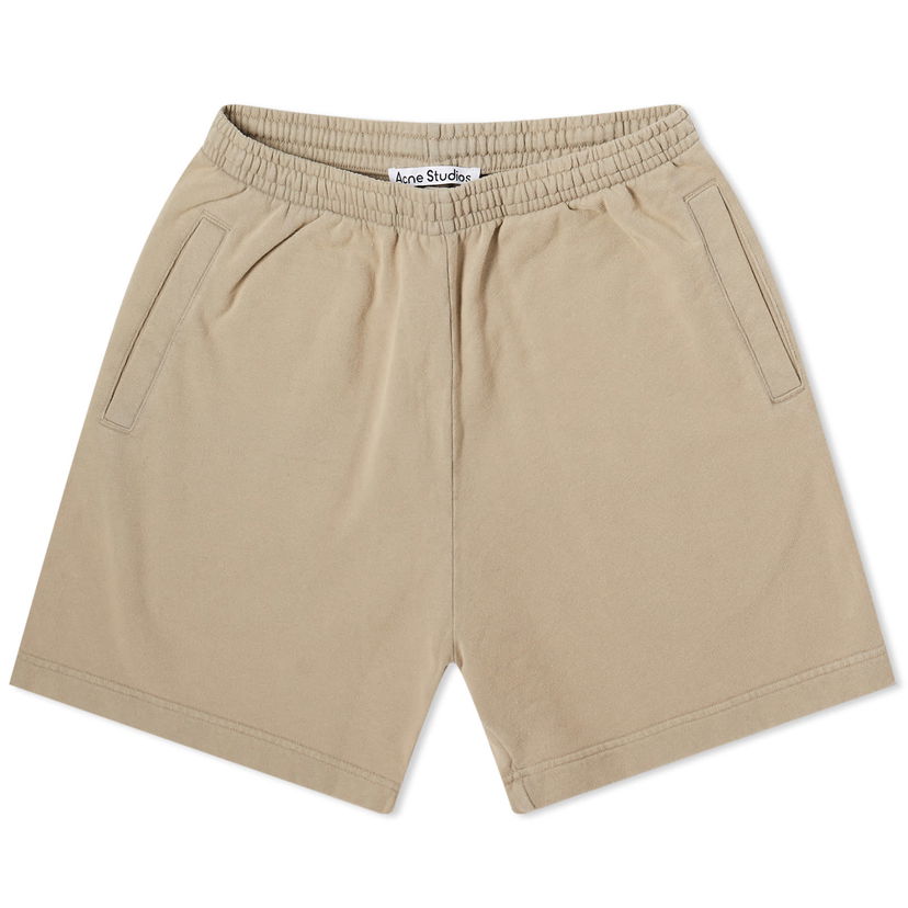 Šortky Acne Studios Rego Vintage Jersey Shorts "Concrete Grey" Béžová | CE0038-DKX