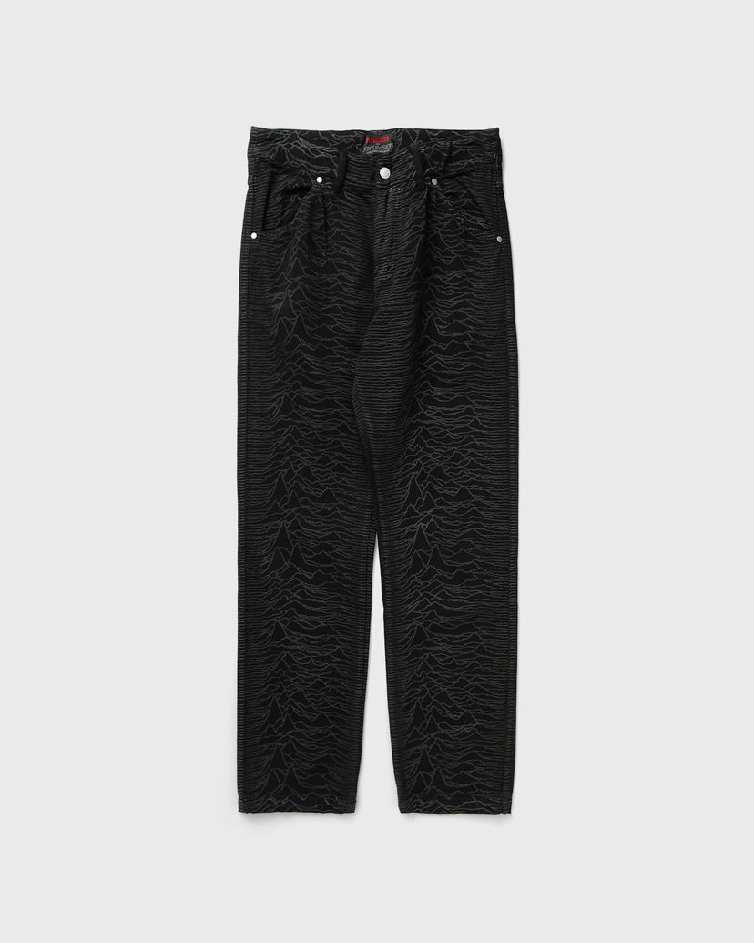 Džínsy Pleasures X Joy Division NEW DAWN FADES DENIM Čierna | P24JD004-BLACK