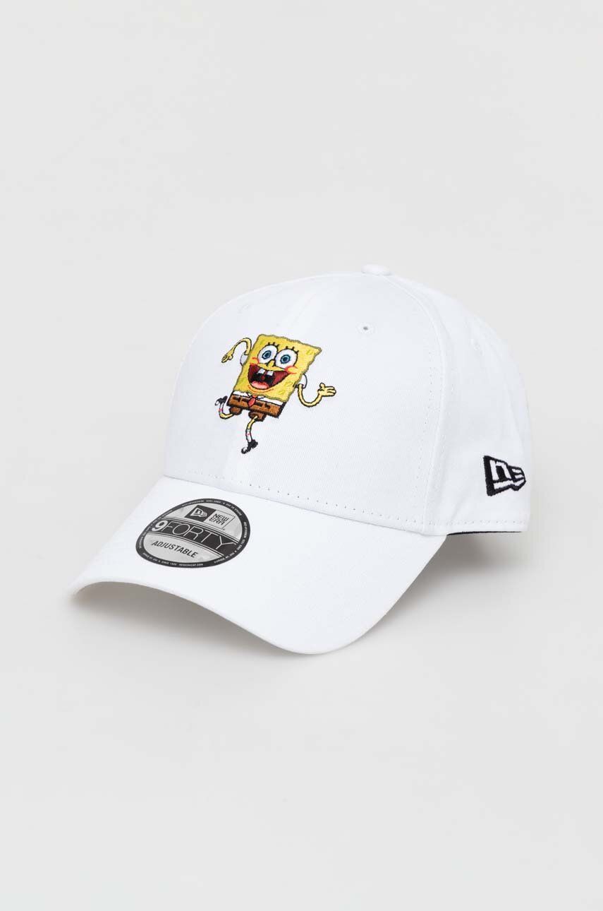 Šiltovka New Era 940 Nickelodeon 9Forty Spongebob Cap Biela | 60358079.WHIYEL, 0