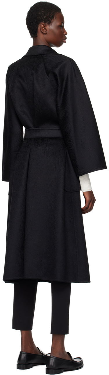 Kabáty Max Mara Ludmilla Icon Wrap Coat Čierna | 2421016051, 2
