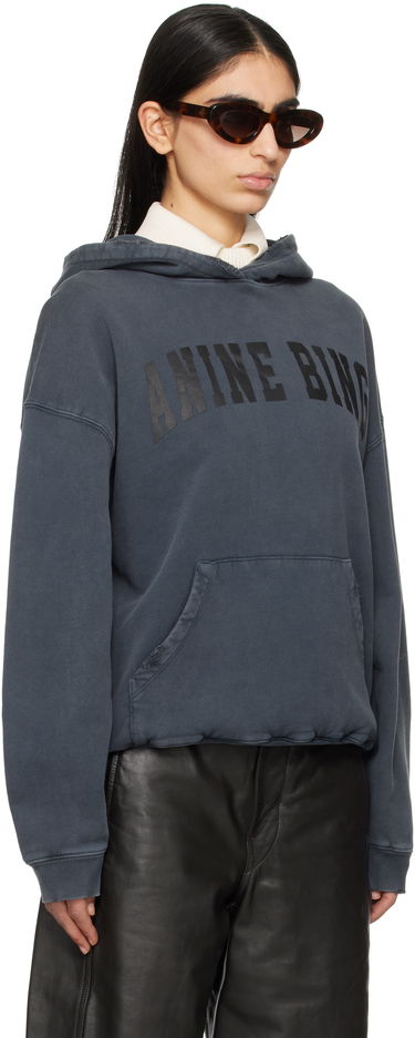 Mikina Anine Bing Anine Bing Harvey Hoodie Modrá | S-08-5185-002, 1