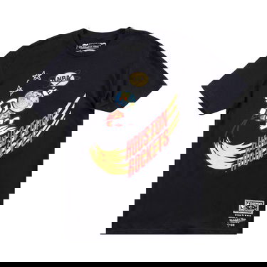Tričko Cactus Jack by Travis Scott BR x Mitchell & Ness x Rockets T-Shirt Čierna | BMTRMM19094 HROBLCK, 1